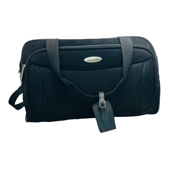 Samsonite Other - Samsonite Black Vinyl Travel Bag EUC